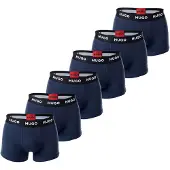 HUGO Boksershorts blå / sort / hvid