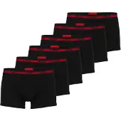 HUGO Boksershorts lys rød / sort
