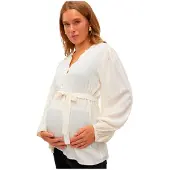 Mamalicious Mercy Lia Langærmet Bluse