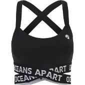 OCEANSAPART Sports-BH 'Beauty' sort / hvid