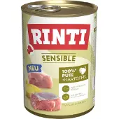 Rinti Økonomipakke: 24 x 400 g Sensible - Kylling & gulerød