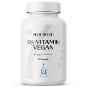 Holistic D3-vitamin vegan 2000IE (50 µg) 90 vegetabiliska kapslar