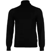 Armani Exchange A|X Armani Exchangetil mænd. 8NZM3CZM8AZ1200 Sort rullekravetrøje (M), Casual, Bomuld