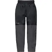 Vaude Escape Pants VI, regnbukser, børn, sort