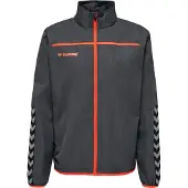 Hummel Træningsjakke 'Authentic' grå / antracit / orange / sort