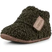 Woden Hjemmesko - Kim - Teddy - Dark Olive - - 21 - Begyndersko