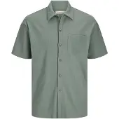 Jack & Jones Mykonos Plisse Kortærmet Skjorte