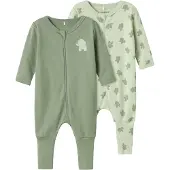 Name it Natdragt - Noos - 2-pak - NbfNightsuit - Sea Foam - - 50 - Natdragt