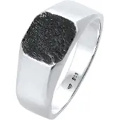 KUZZOI Ring sort / sølv