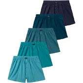 H.I.S. Boksershorts blå / turkis / petroleum