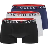 GUESS Boksershorts 'BRIAN' blå / lysegrå / sort / hvid