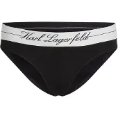 Karl Lagerfeld Panty 'HOTEL' sort / hvid