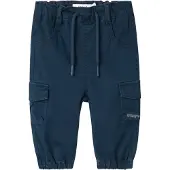 Name it Cargobukser - NbmBen - Navy Blazer - - 68 - Bukser - Bomuld