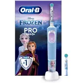Oral-B Pro Kids, Barn, Roterende, pulserende tandbørste, Daglig pleje, Super sensitive, Lyse Blå, Batteri, Indbygget batteri