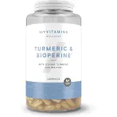 Myvitamins Gurkemeje og BioPerine Kapsler - 180Kapsler