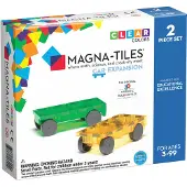 Magna-Tiles Magnet-udvidelsessæt - 2 Dele - Bil - - OneSize - Magnetlegetøj