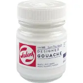 Talens Gouache Extra Fine Quality flaske 100 hvid