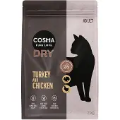 Cosma tørfoder Kalkun og Kylling - 2 kg