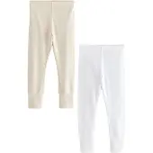 Next Leggings beige / hvid