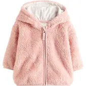 Next Fleecejakke gammelrosa