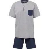 Ceceba Pyjamas kort navy / grå-meleret