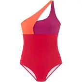 s.Oliver Badedragt orange / burgunder / brandrød