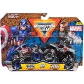 Monster Jam Marvel Captain America Vswinter Soldier Lastbil