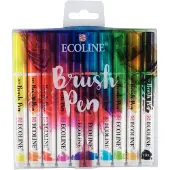 Ecoline Brush Pen set Primary | 10 colours
