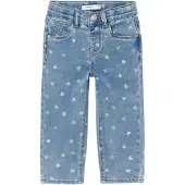 Name it Jeans 'NMFBella' blue denim / lyseblå / citron / lilla