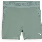 Puma LACE High-Waisted 5" Short Tights Women, Clothing, Green Moon, XS