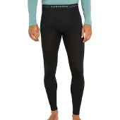 Icebreaker - Skiundertøj - Mens 175 Everyday Leggings w Fly Black til UnisexUld - Størrelse L - Sort