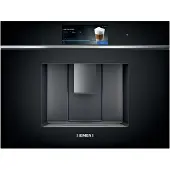 Siemens iQ700 CT718L1B0 - Automatisk kaffemaskine - til indbygning med mælkeskummer - 19 bar - sort