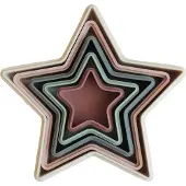Mushie Nesting Stars Toy | Lavet i Danmark (Original)