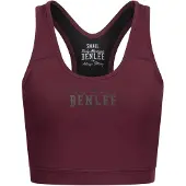 Benlee Sports-BH 'Kembley' antracit / mørkerød