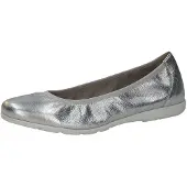 Caprice Ballerina, silver, made of Leather, Size 39