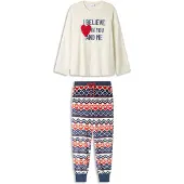 Gisela Pyjamas 'Set' marin / rød / offwhite