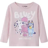 TWO SOON Bluser & t-shirts 'Bluey' lyseblå / pink / rosé / hvid