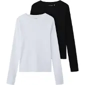 TWO SOON Shirts sort / hvid