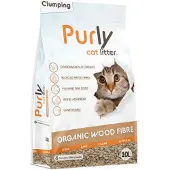 Purly Organic Clumping klumpende træfiber kattegrus