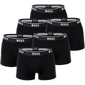 BOSS Boksershorts sort / hvid