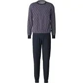 Calida Pyjamas lang marin / hvid