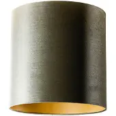 QAZQA Velvet lampeskærm grøn med guld indvendig 40/40/40