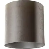 QAZQA Velour lampeskærm taupe cylinder 40/40/40
