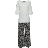 Vivance Pyjamas 'Dreams' sort / hvid