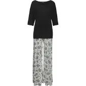 Vivance Pyjamas 'Dreams' sort / offwhite