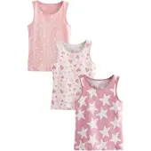 Next Overdel pink-meleret / hvid