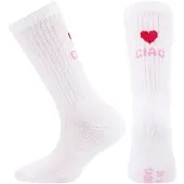 Ewers Sokker 'Ciao Amore' pink / rød / hvid