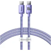 Baseus Crystal Shine USB-C / USB-C Kabel CAJY000605 - 1.2m - Lilla