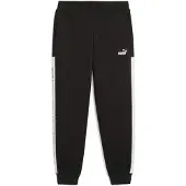 Puma Sweatpants Around The Block - Sort/hvid, størrelse Large