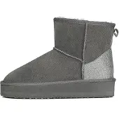Gooce Boots 'Acacia' mørkegrå / sølv